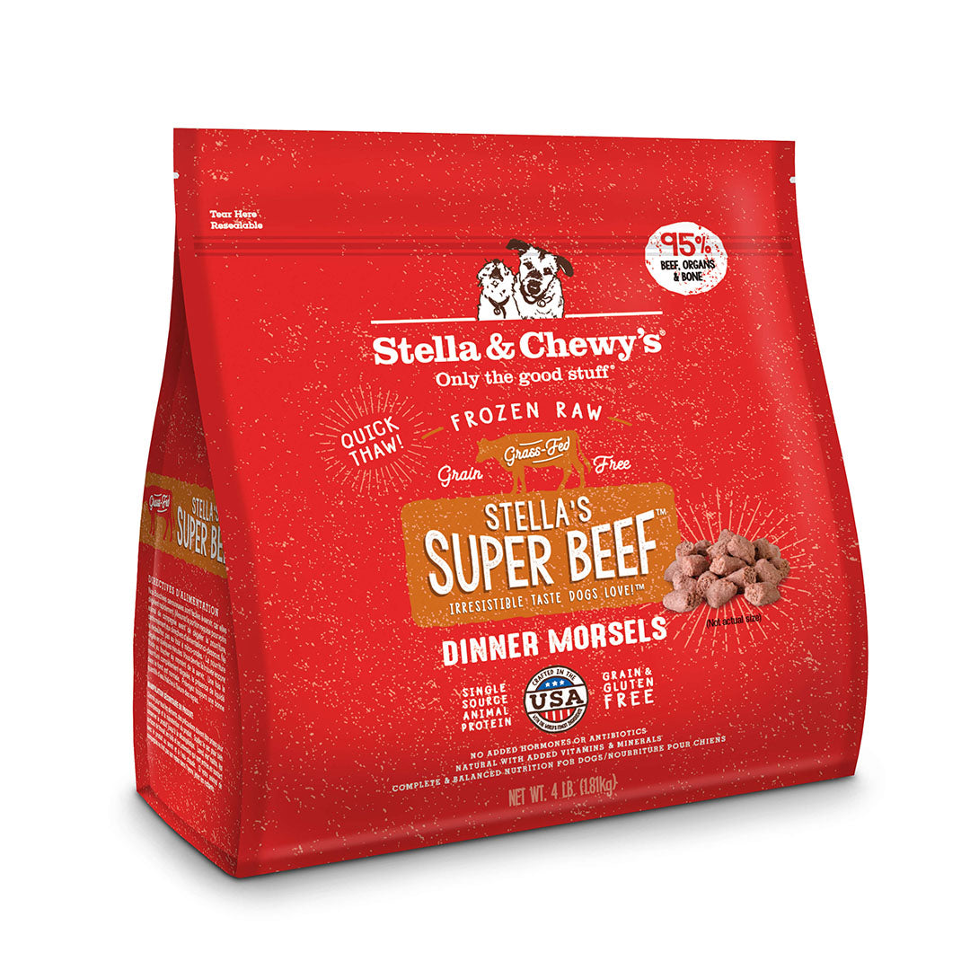 Stella & Chewy's - Frozen Raw Dinner Morsels (Super Beef) - Dashing Dawgs Grooming and Boutique 