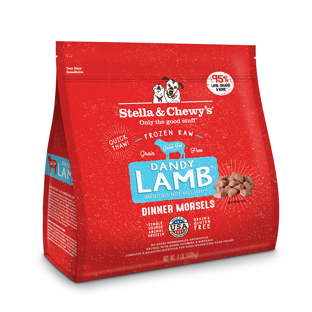 Stella Chewy s Frozen Raw Dinner Morsels Dandy Lamb