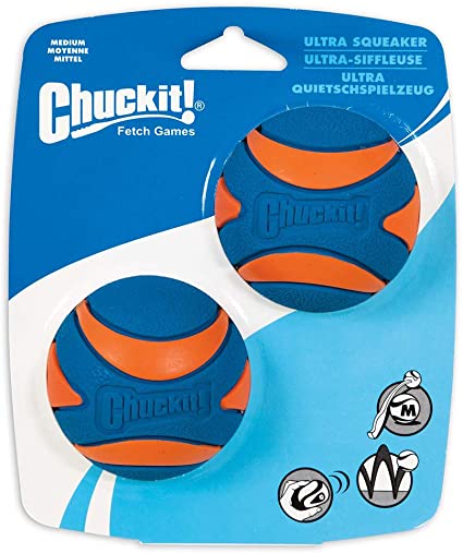 Chuckit! - Ultra Squeaker Ball Pack (Medium) - Dashing Dawgs Grooming and Boutique 