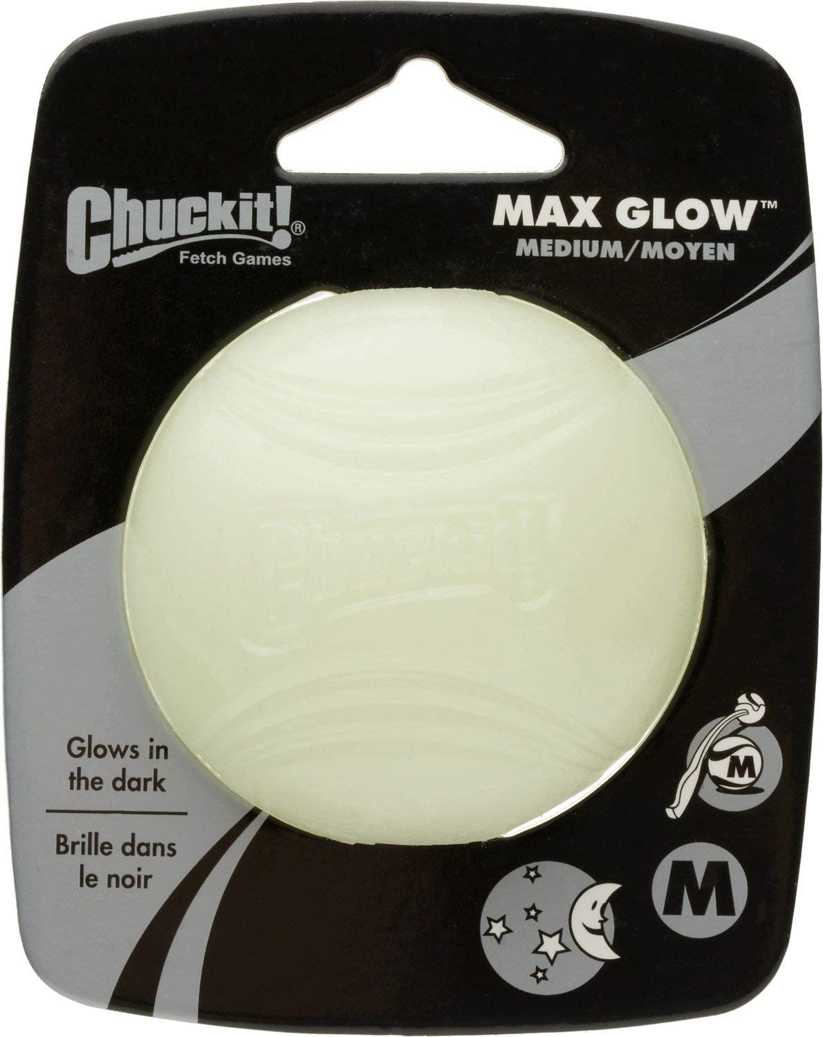 Chuckit! - Max Glow Ball (Medium) - Dashing Dawgs Grooming and Boutique 