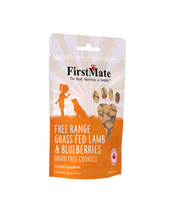 FirstMate Treats Free Range Lamb Blueberries – Dashing Dawgs