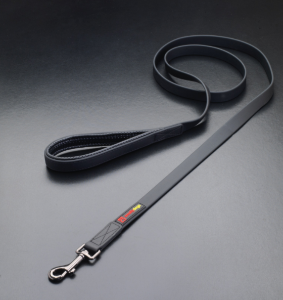 Smellydogz - Silicone Black Leash - Dashing Dawgs Grooming and Boutique 