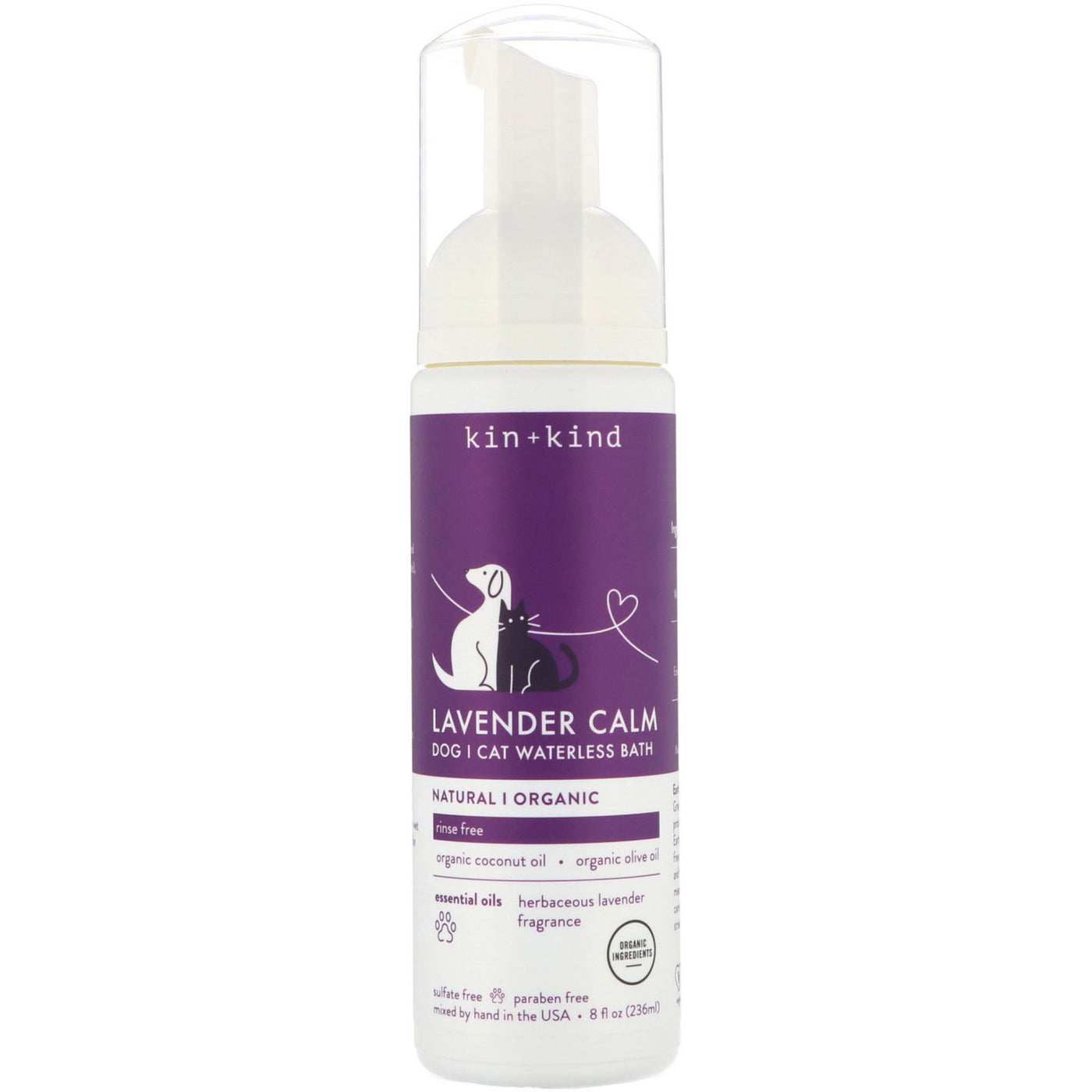 Kin+Kind - Waterless Shampoo (Lavender) - Dashing Dawgs Grooming and Boutique 