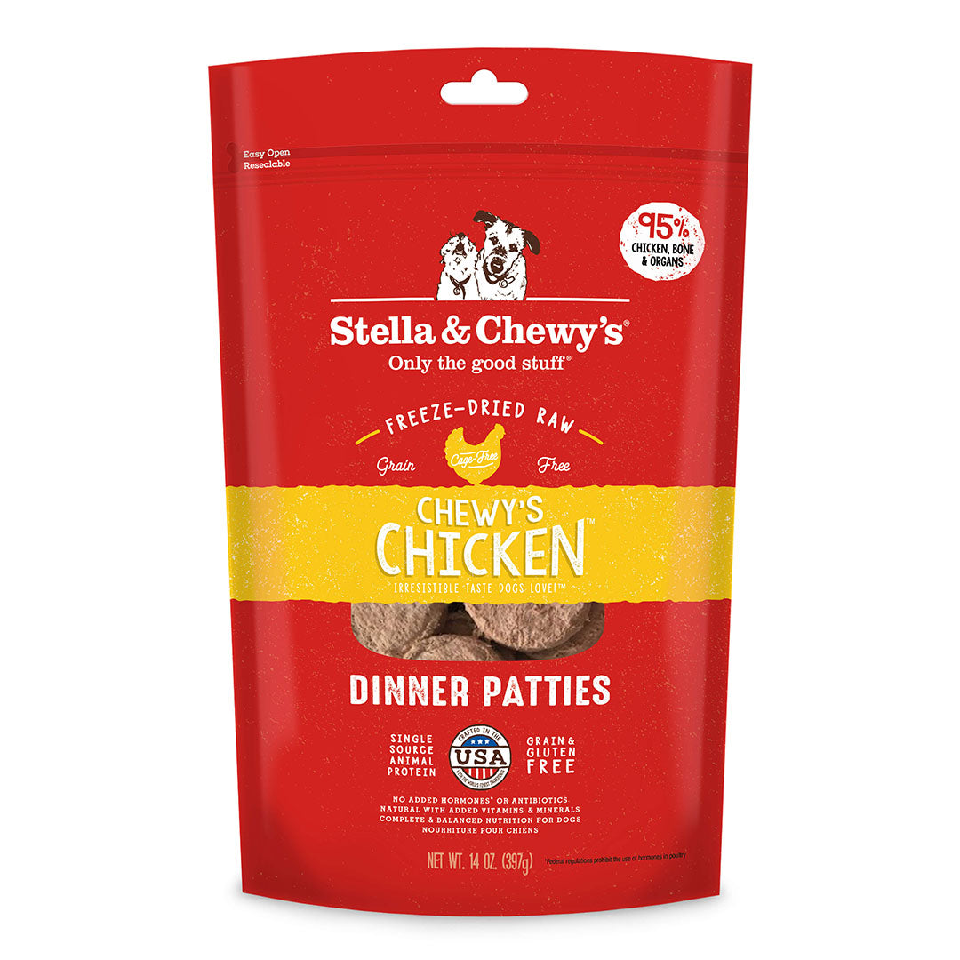 Stella & Chewy's - Freeze Dried Raw Dinner Patties (Chicken) - Dashing Dawgs Grooming and Boutique 