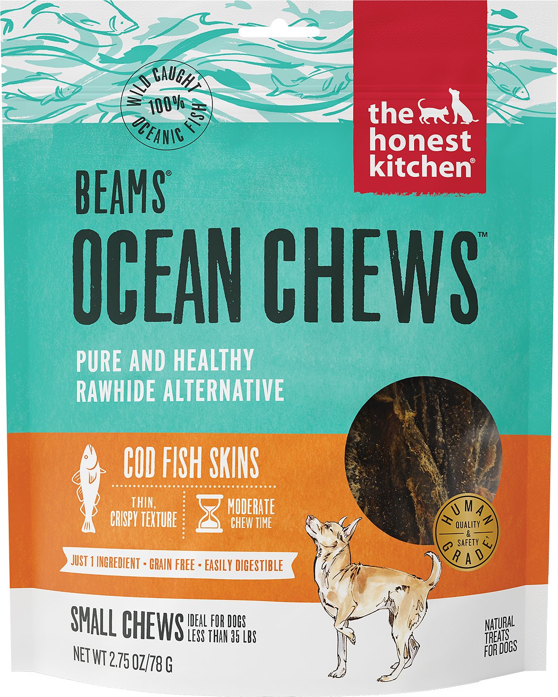 Ocean Chews - Cod Fish Skins - Dashing Dawgs Grooming and Boutique 