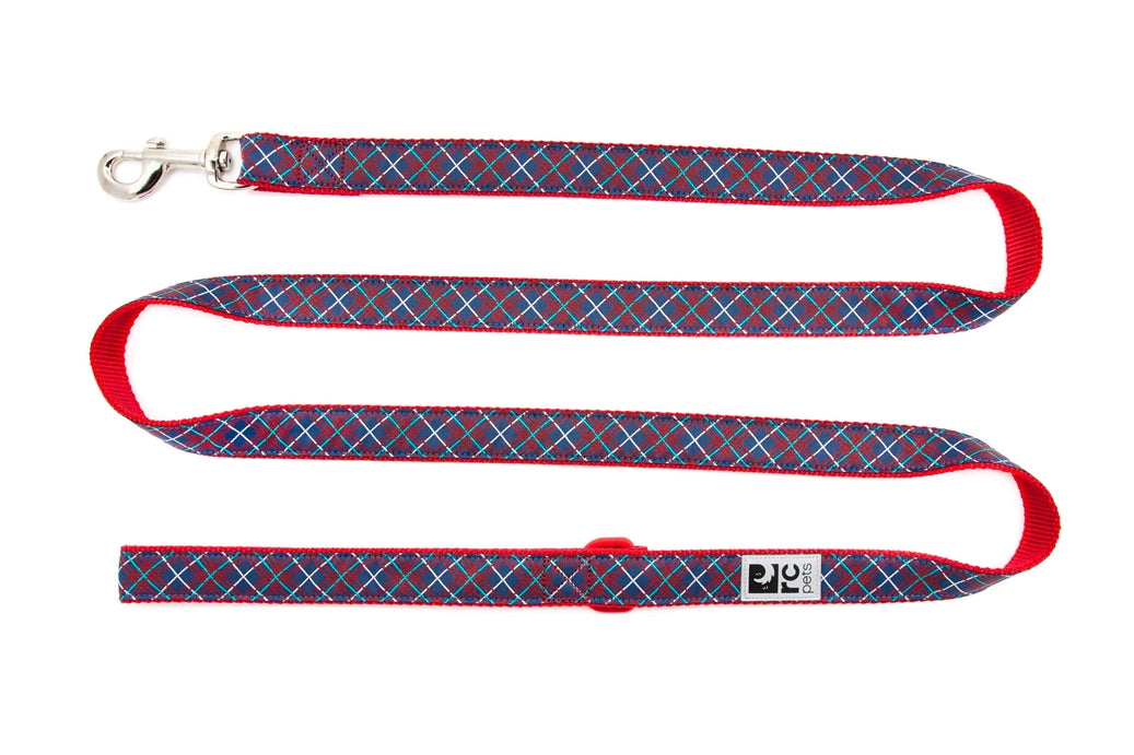 RC Pets - Patterned Leash (Navy Tartan) - Dashing Dawgs Grooming and Boutique 