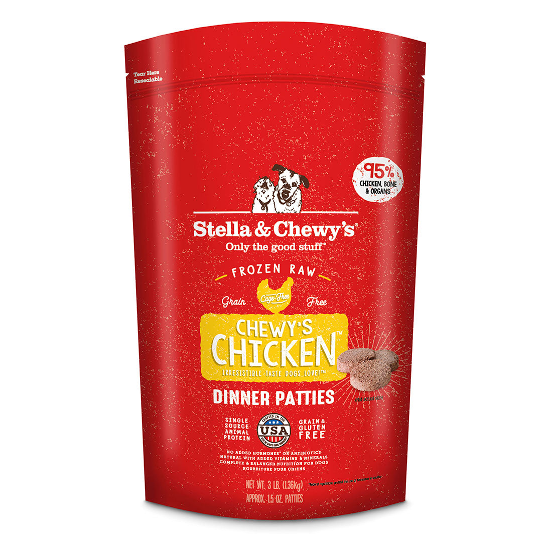 Stella & Chewy's - Frozen Raw Dinner Patties (Chicken) - Dashing Dawgs Grooming and Boutique 