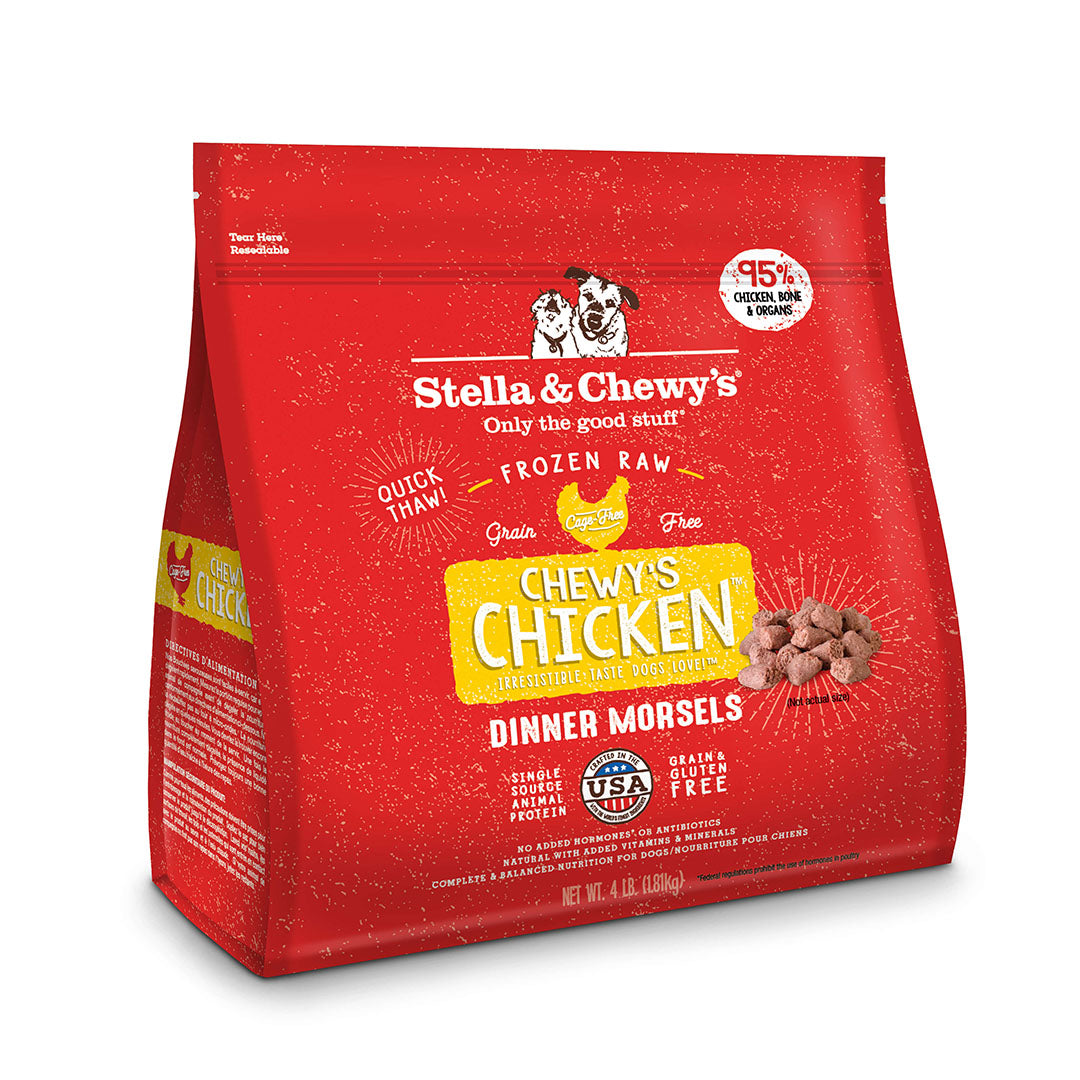 Stella & Chewy's - Frozen Raw Dinner Morsels (Chewys Chicken) - Dashing Dawgs Grooming and Boutique 