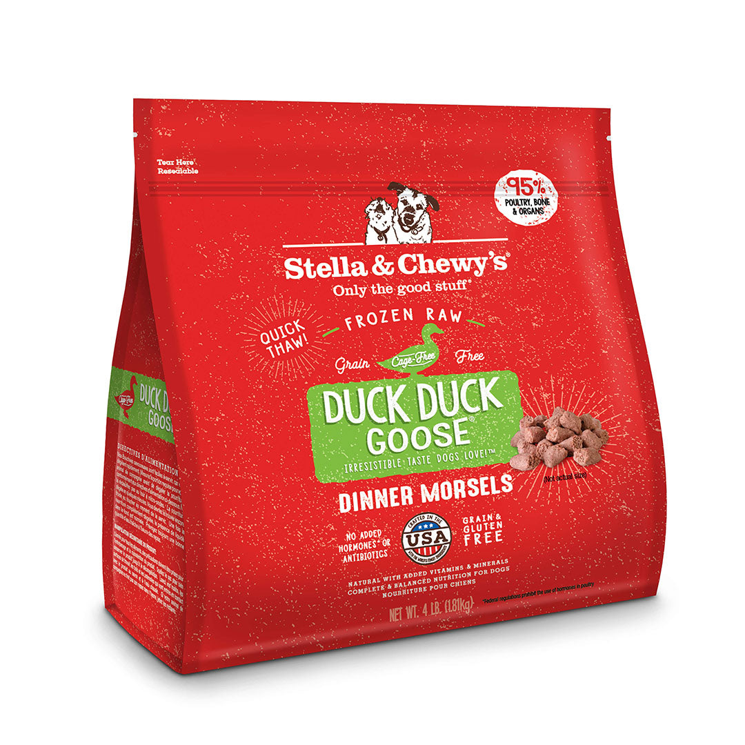 Stella & Chewy's - Frozen Raw Dinner Morsels (Duck Duck Goose) - Dashing Dawgs Grooming and Boutique 