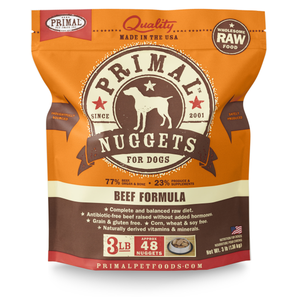 Primal - Raw Nuggets (Beef) - Dashing Dawgs Grooming and Boutique 