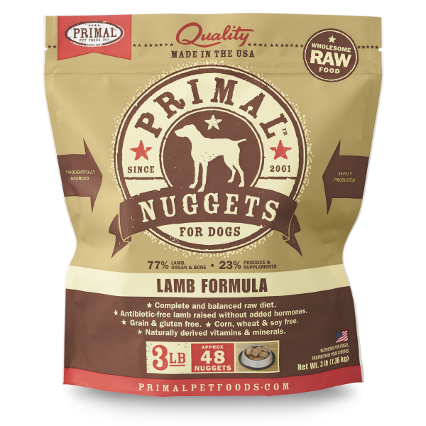 Primal - Raw Nuggets (Lamb) - Dashing Dawgs Grooming and Boutique 