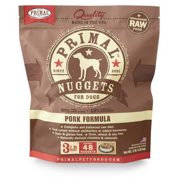 Primal - Raw Nuggets (Pork) - Dashing Dawgs Grooming and Boutique 