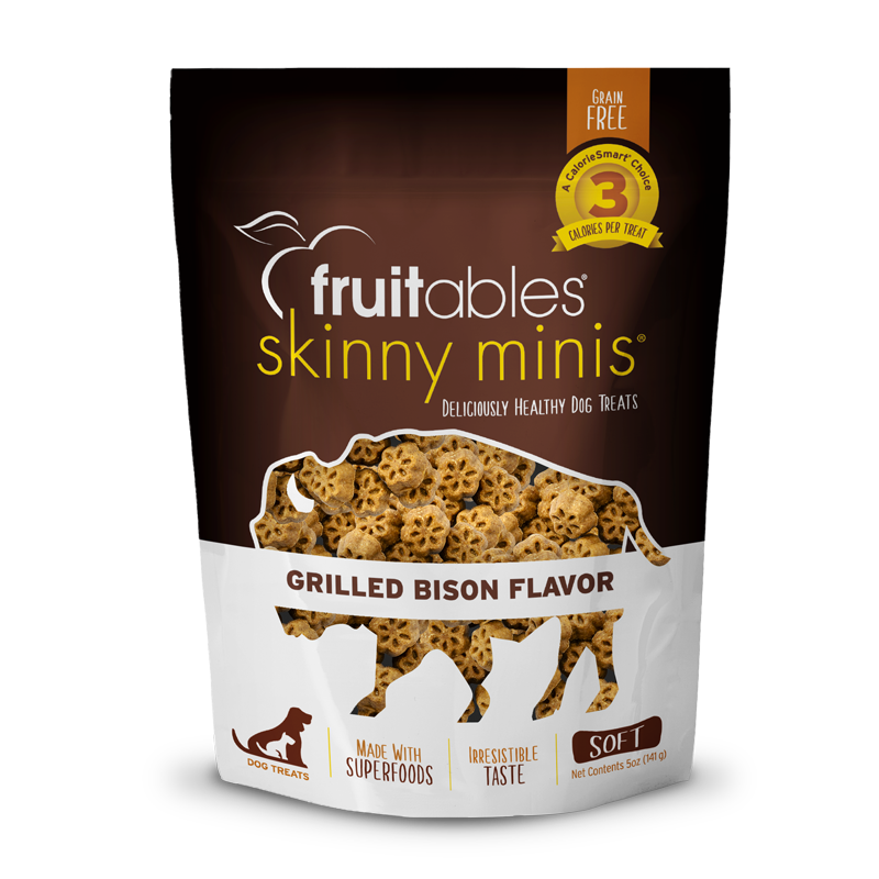 Fruitables - Skinny Minis (Grilled Bison) - Dashing Dawgs Grooming and Boutique 