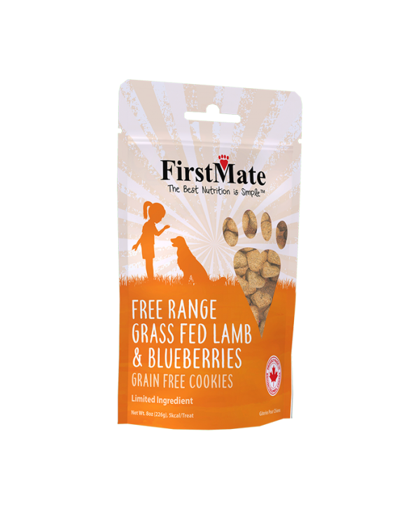 FirstMate Treats - Free Range Lamb & Blueberries - Dashing Dawgs Grooming and Boutique 