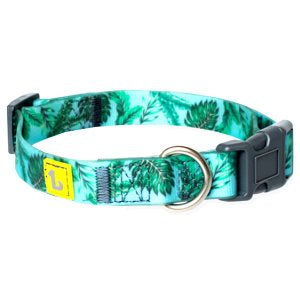BeOne Breed - Silicone Tropical Palms Collar - Dashing Dawgs Grooming and Boutique 