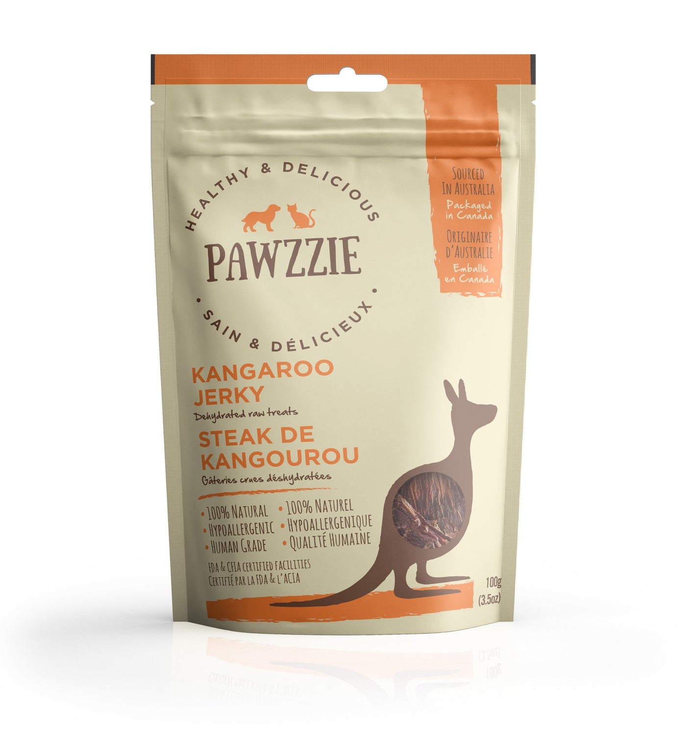 Pawzzie - Kangaroo Jerky - Dashing Dawgs Grooming and Boutique 