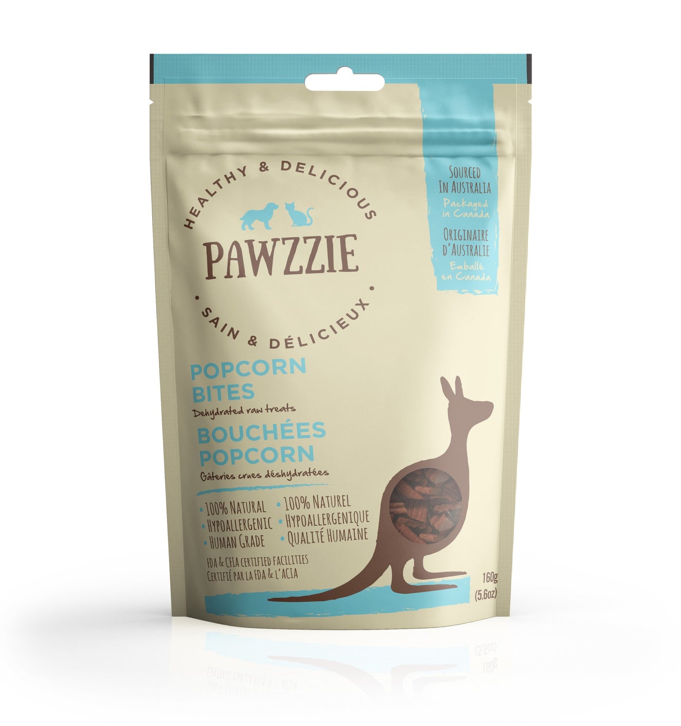 Pawzzie - Kangaroo Popcorn Bites - Dashing Dawgs Grooming and Boutique 