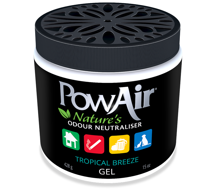 PowAir - Odour Neutralizer Gel (Tropical Breeze) - Dashing Dawgs Grooming and Boutique 