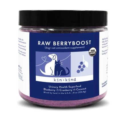Kin+Kind Raw Berry Boost - UTI Supplement - Dashing Dawgs Grooming and Boutique 