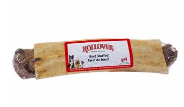 Rollover Beef Stuffed Bone Large - Dashing Dawgs