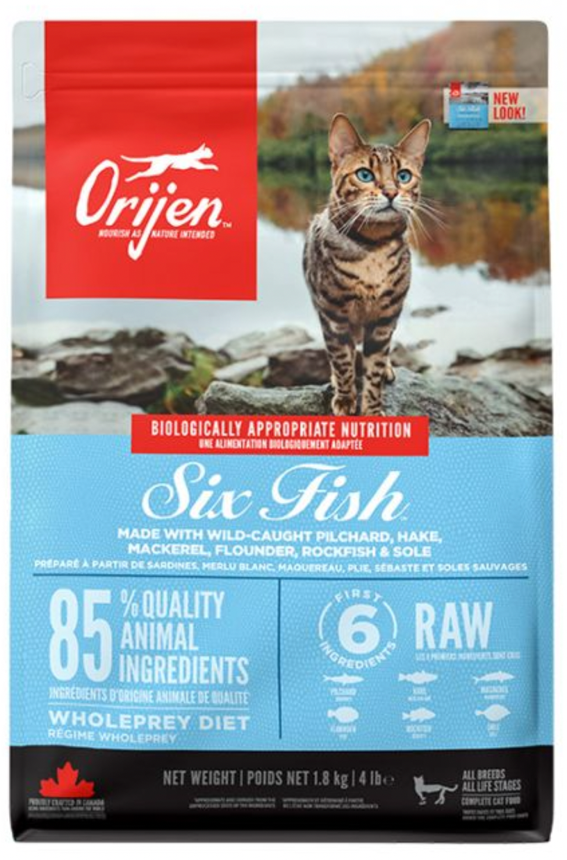 Orijen Six Fish Cat Food - Dashing Dawgs