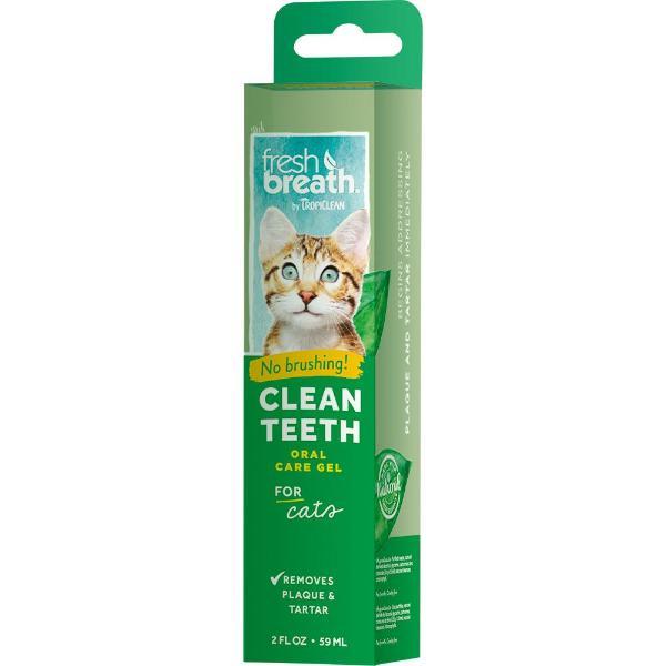 Tropiclean Fresh Breath Oral Gel - Cat - Dashing Dawgs Grooming and Boutique 