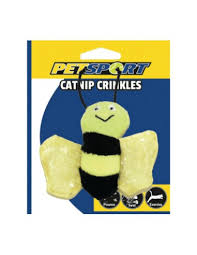 PET SPORT- Catnip Crinkles ( Yellow wings) - Dashing Dawgs Grooming and Boutique 