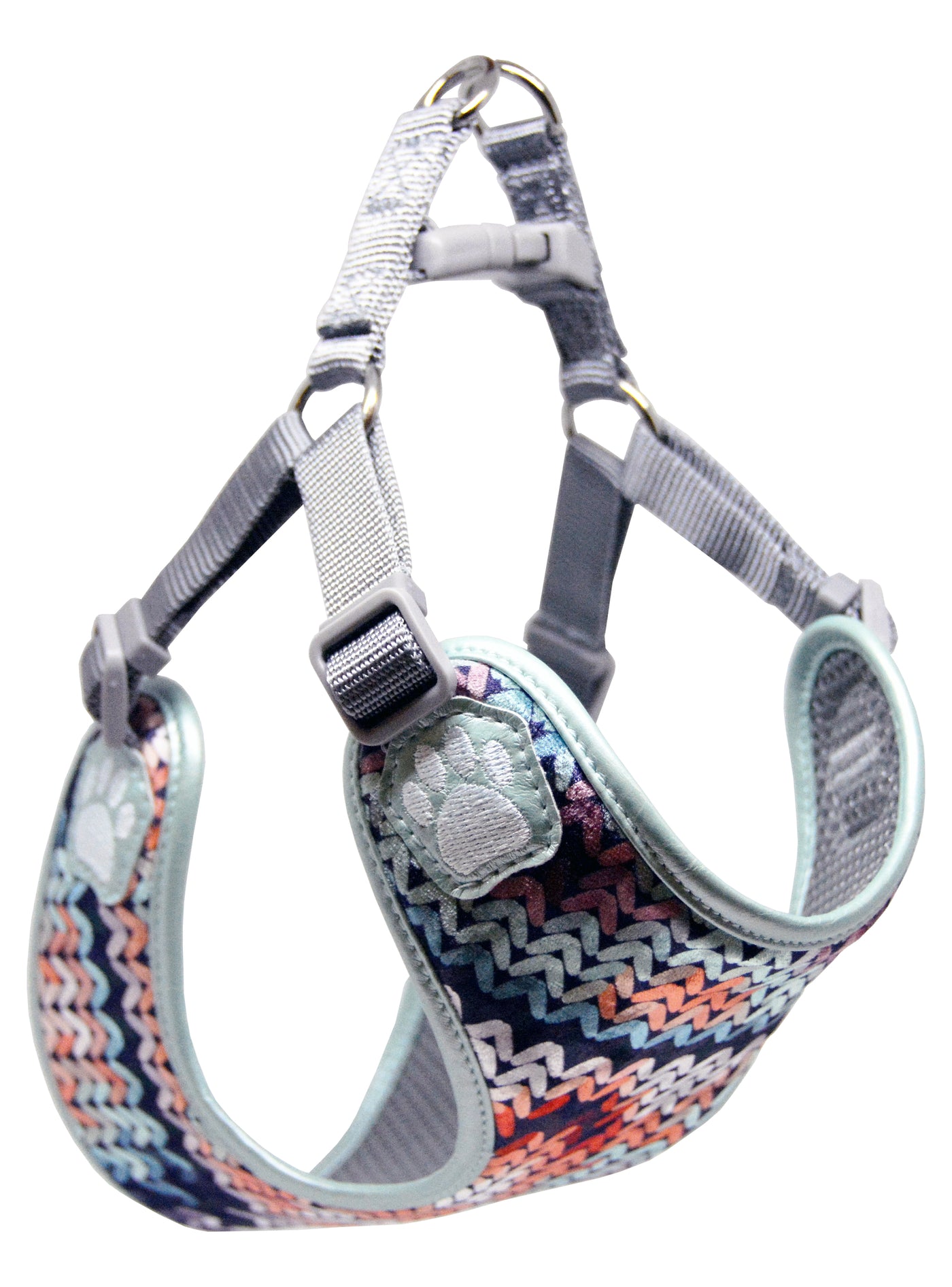 Pretty Paw Harness - Venice Velour - Dashing Dawgs Grooming and Boutique 