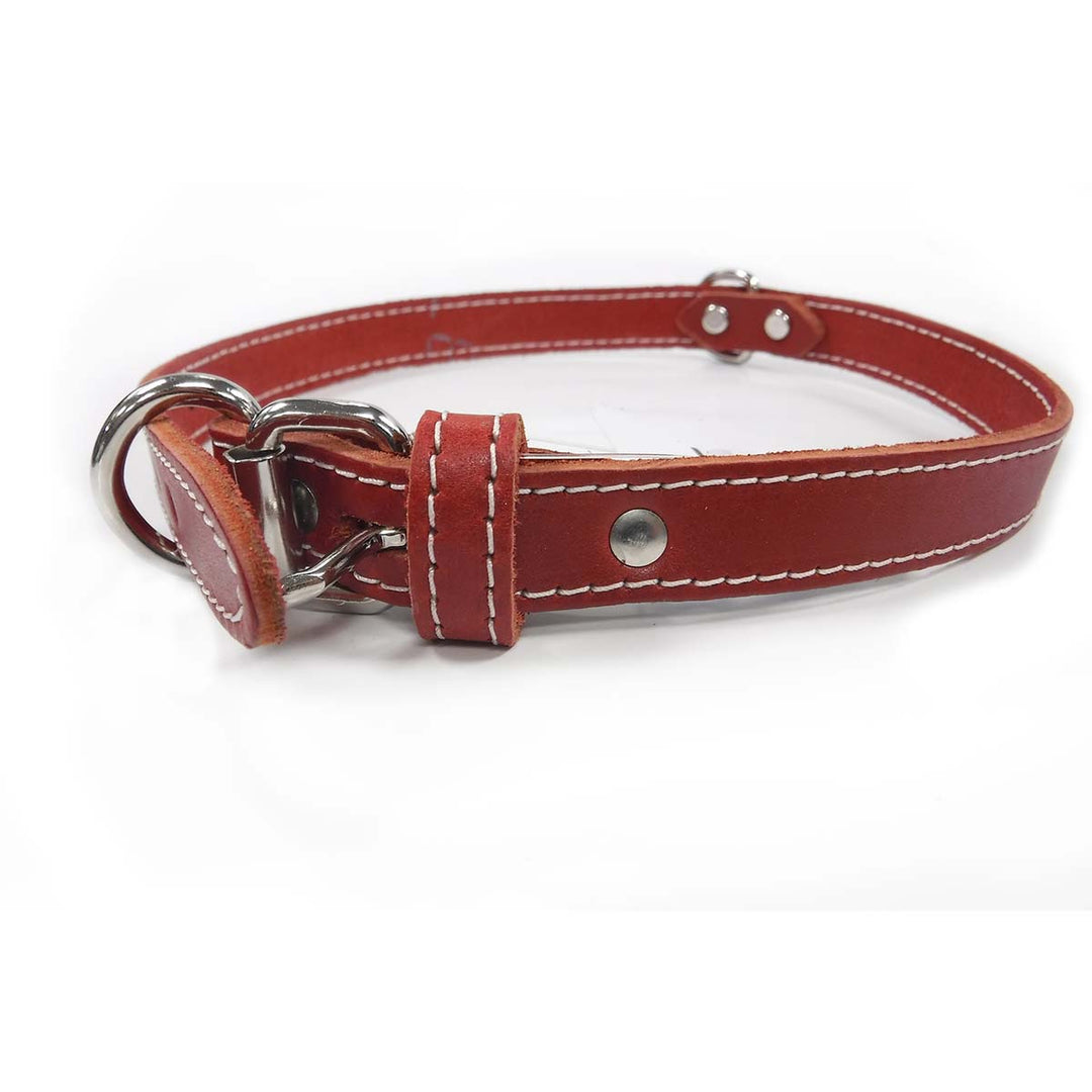 Arizona Leather Collar Red