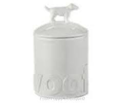 Woof  Ceramic Treat Jar - Dashing Dawgs Grooming and Boutique 